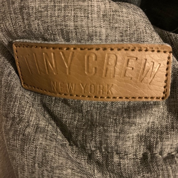 H&M Boys Tiny Crew NY Gray/Black Winter Coat with Removable Hood Size 4-… - Picture 3 of 6